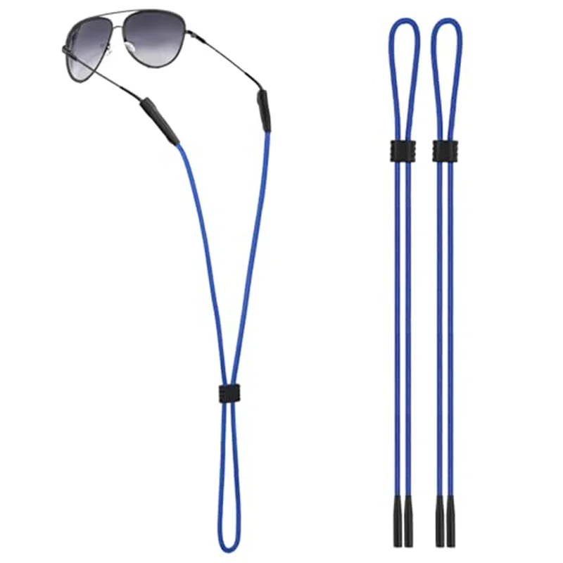 Viewring 1/5 Stück Sport-Brillenband Sonnenbrillenhalter für Männer und Frauen Brillenhalterung mit Verstellbaren Schnallen Lesebrillenkette – Detail 11