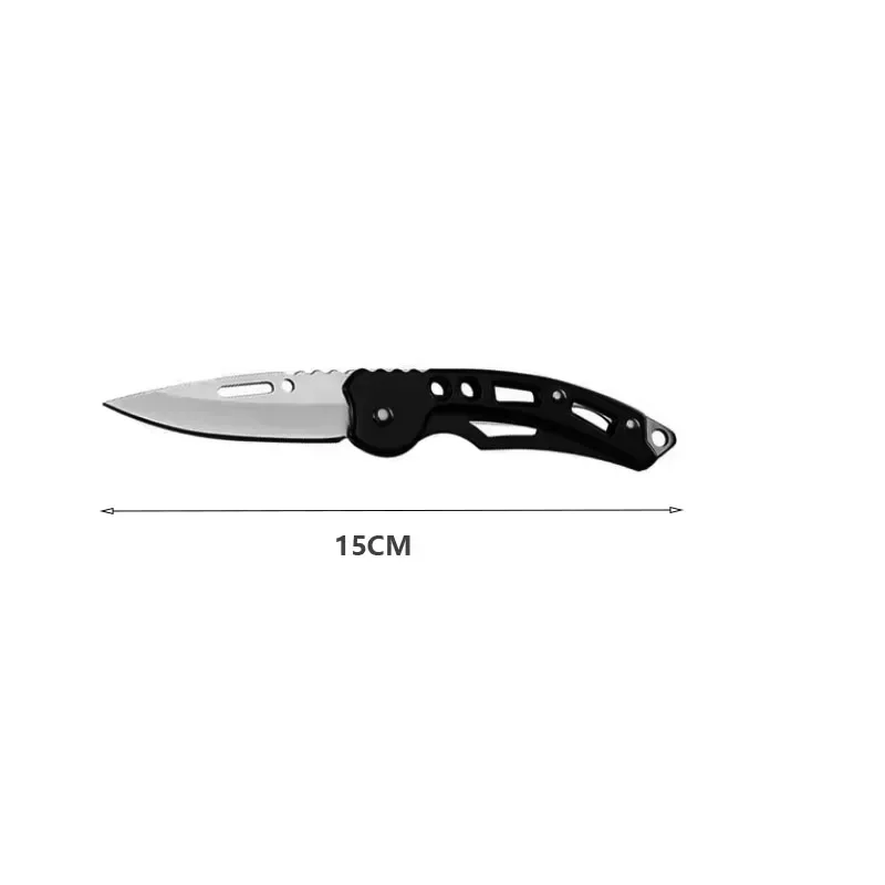 Stainless Steel EDC Folding Knife Outdoor Camping Survival Tactical Hunting Self-defense Knives Keychain Fruit Pocket Knife