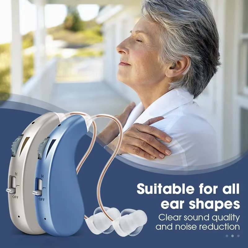 Enlarged hearing health earphones enhance ear sound protection for the elderly with hearing loss and tinnitus For Hearing Aid