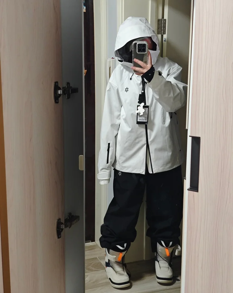 JOHN SNOW Snowboard Jacke Hosen Weibliche Trainingsanzug Berg Skifahren Suiten Winter Frauen Männer Schnee Anzüge Sport Wasserdichte Ski Sets – Detail 3