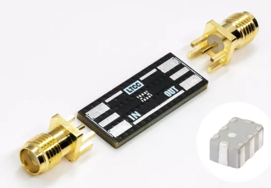 LTCC filter test board LFCN high frequency series, ceramic filter test PCB board, RF empty board