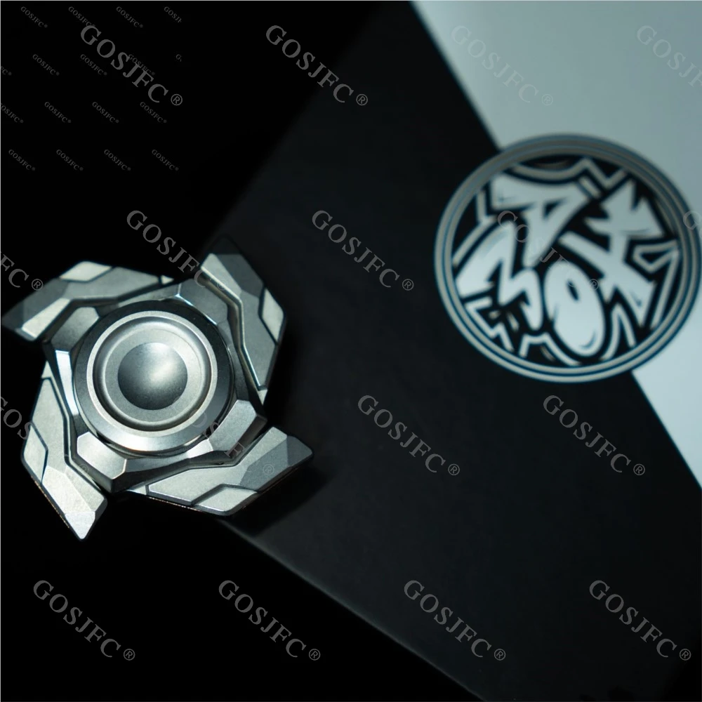 Hope EDC Haze 3.0 คริสตัลไทเทเนียมแม่เหล็กดูดเปิด Fidget Spinner Fidget ของเล่นสําหรับผู้ใหญ่ความวิตกกังวลของเล่น