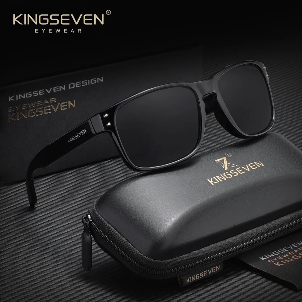 

Солнцезащитные очки KINGSEVEN TR90 поляризованные квадратные для женщин и мужчин, для активного отдыха и спорта