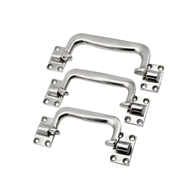 Stainless Steel Removable Folding Handle Sheet Metal Container Cabinet Door Separate Positioning Handle For Equipment Box