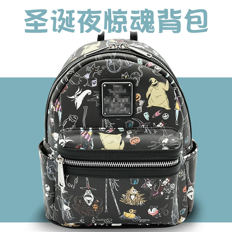 

Милый рюкзак с рисунком «Кошмар перед Рождеством», модная мини-сумка, портативная повседневная школьная сумка на Хэллоуин, подарок-сюрприз