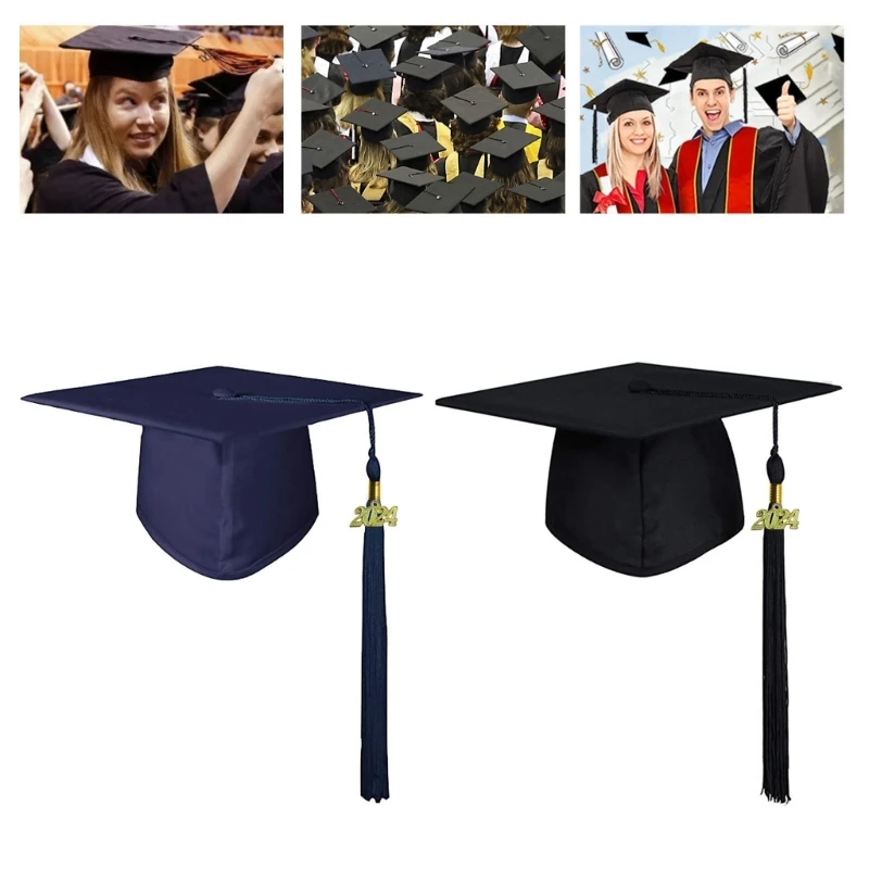 Graduation Caps Academic Mortar Board Roleplay Costume Graduation Headdress 2024 Dropshipping