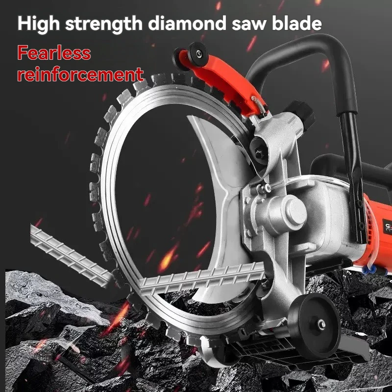 Lightweight Stone Wall Cutting Machine Wall Saw Concrete Ring Saw Handheld Wall Opening Adjustable High-Frequency Ring Saw