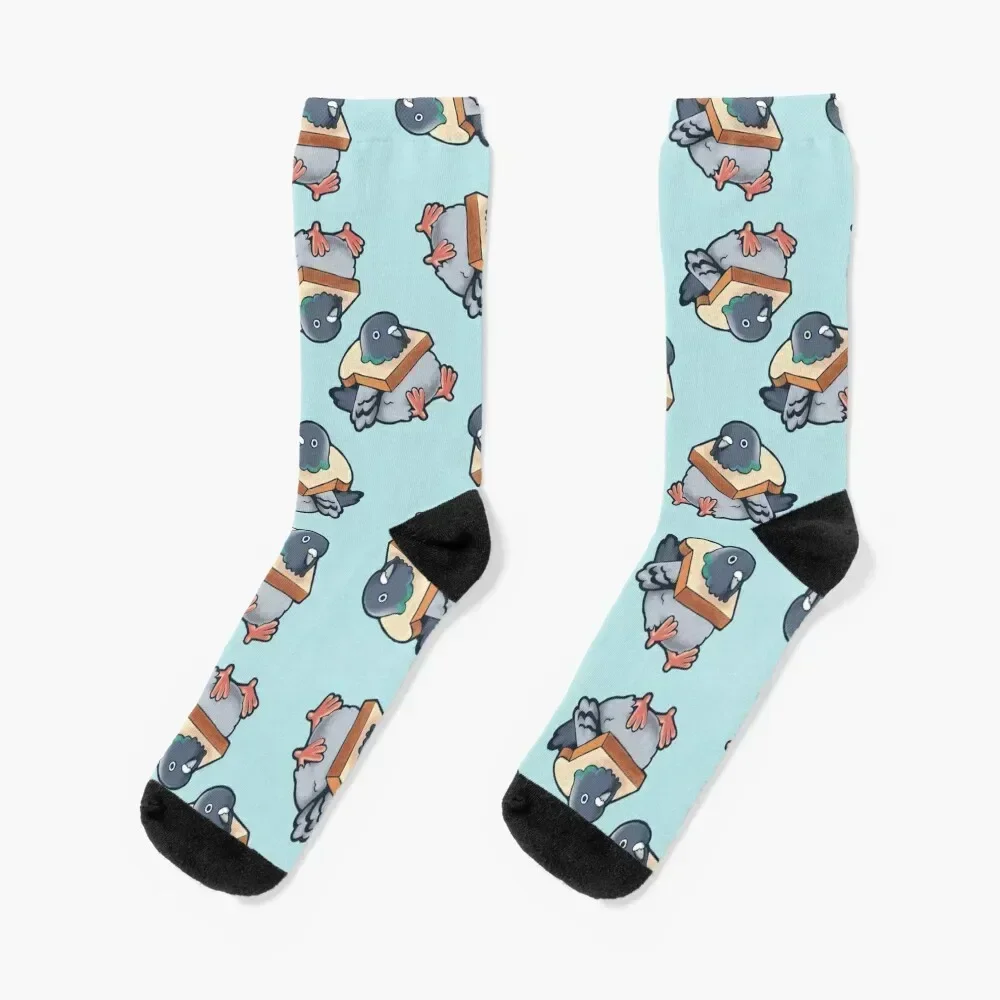 

Hungry Pigeon Socks Run floral tennis Boy Socks Women's