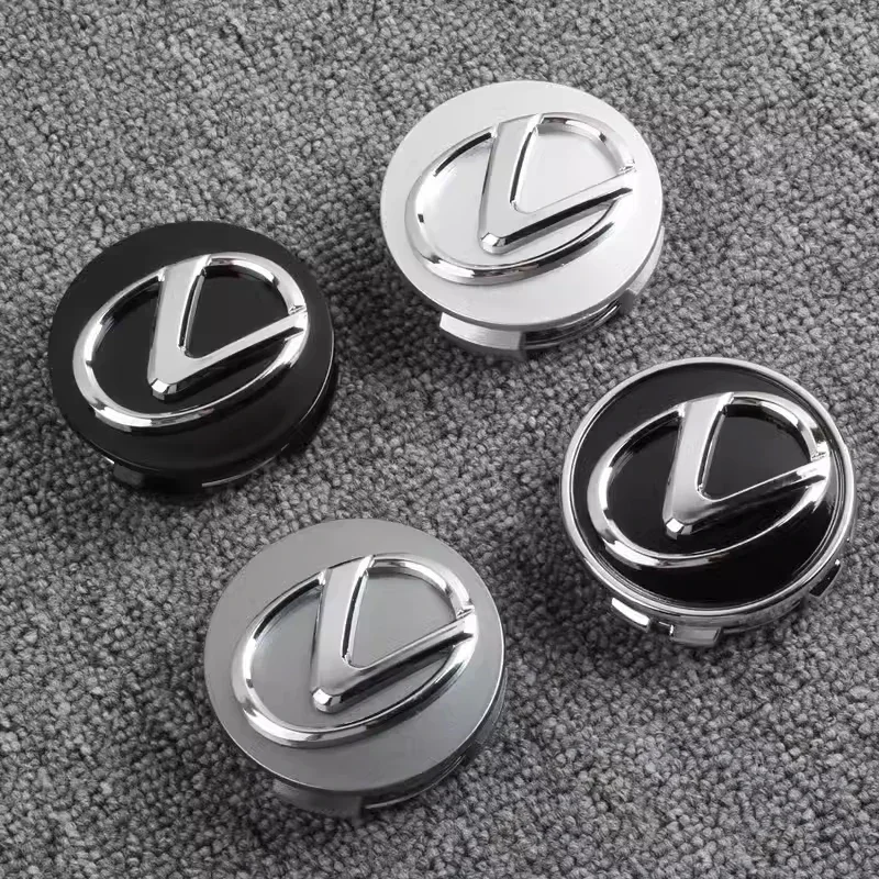 4PCS 62MM Car Styling Wheel Center Covers Hub Caps Replacement For Lexus ES300 RX330 RX300 GS300 IS250 IS200 IS300 NX RX LX UX