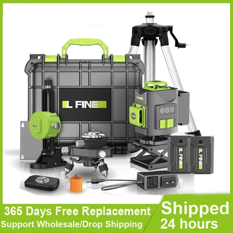 

New 12/16 Lines 4D Laser Level Level Self-Leveling 360 Horizontal And Vertical Cross Super Powerful Green Beam Laser Level Tools