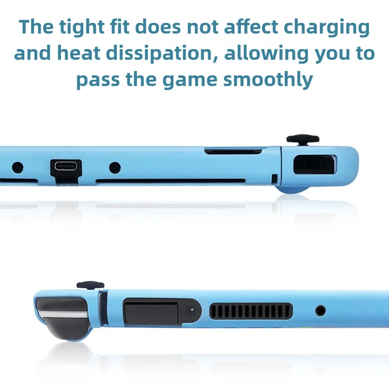 เคสเคอร์บี้สำหรับนินเทนโดสวิตช์ฝาครอบป้องกันเข้ากันได้กับสวิตช์ OLED จอยคอนอุปกรณ์เสริมการ์ตูนเกมคอนโซลซอฟท์เชลล์