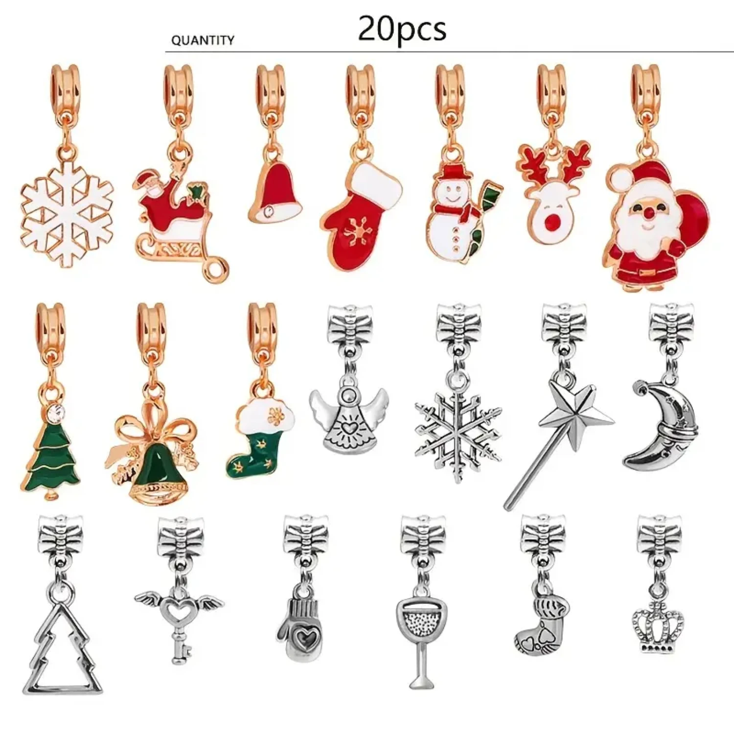 Kit de fabricación de pulseras con dijes de colores para niñas con estilo, regalo de Navidad ideal, juego de manualidades DIY atractivo, kit de arte decorativo