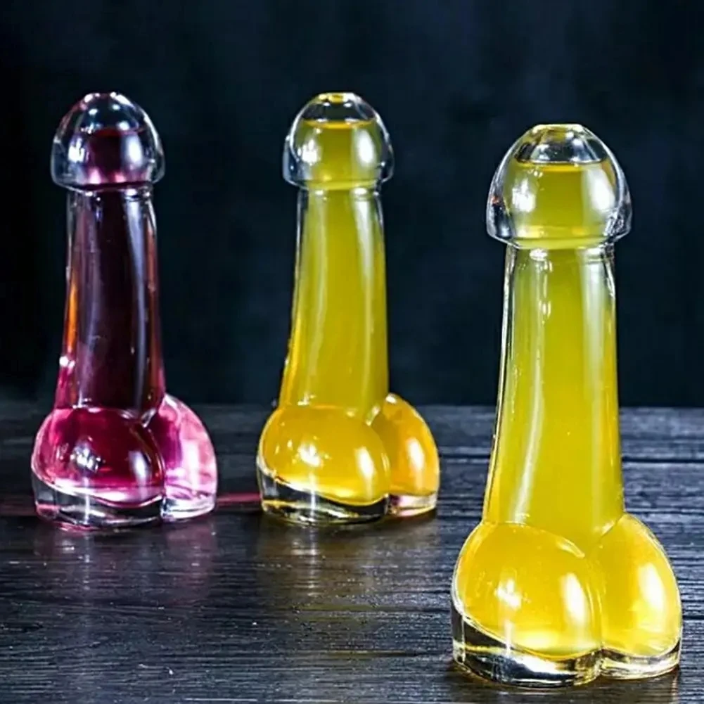 Universal Willy Shot Glass Cups Transparent Creative Beer High Boron Martini Cocktail Glasses of Wine Gifts Dick for Bar Cup