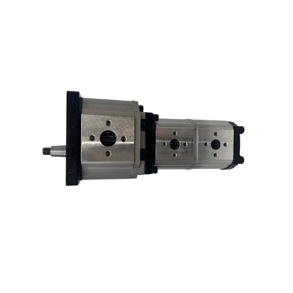 Three-Unit Gear Pump Assembly China Hydraulic Triple Pumps Group3/2/2E15 Series for Agriculture Machinery Transmission