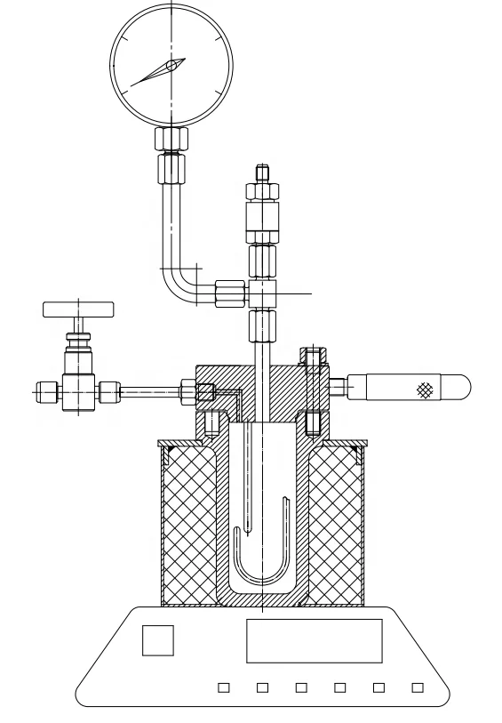 WHGCM NEW 500ml laboratory small stainless steel stirring hydrothermal synthesis autoclave reactors