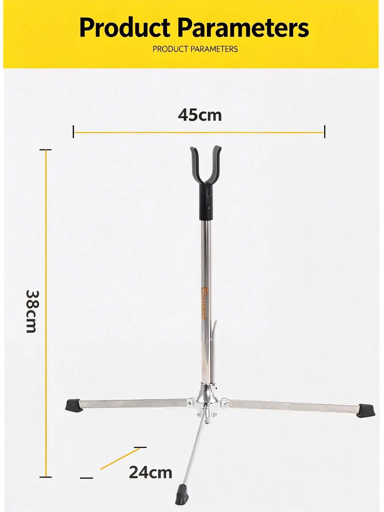 Stainless Steel Archery Recurve Bow Stand Foldable Removable Bow Holder for Hunting Shooting Equipment Outdoor Sports Accessory