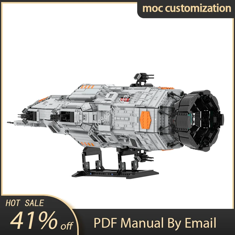 

5351 шт. MOC Rocinante-The Expanse Space Series модель строительного блока Diy креативная сборка развивающие кирпичи игрушки подарок ребенку
