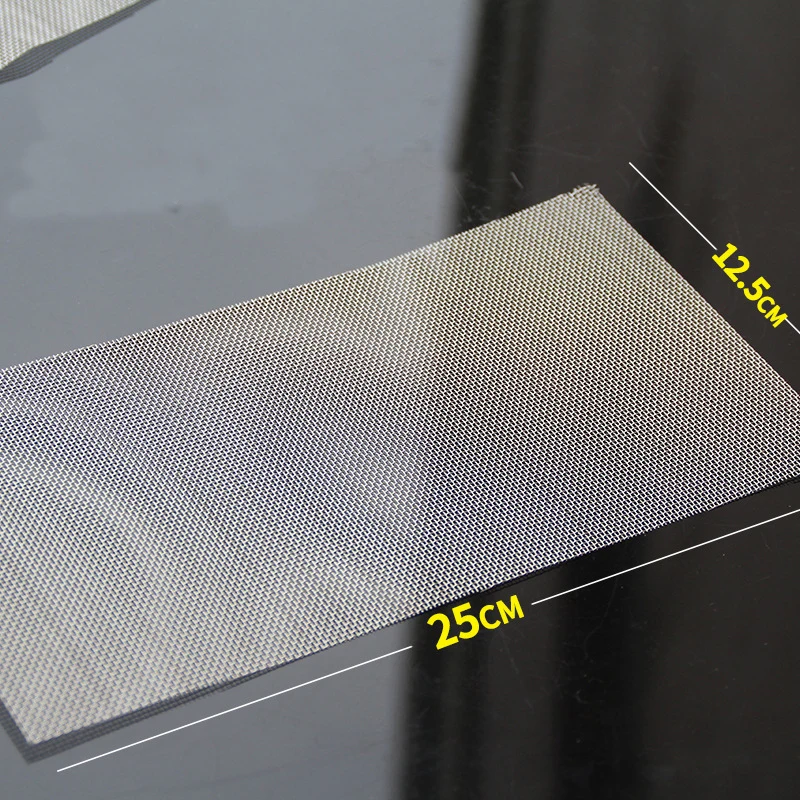 5PCS Universal Stainless Steel Car Bumper Repair Net Plastic Crack Repair Hole Repairing Mesh Net For Bumper Body Hood Vents