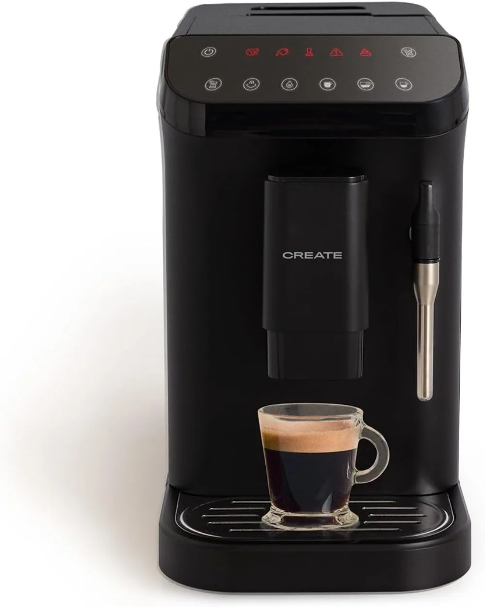 كريت / تيرا ماتيك تاتش / كافيترا سوبر أوتوماتيكا نيجرا / 20 بار، تانك دي 1,5 لتر، ديبيسكو بارا جرانوس دي كافيه دي 180 جرام، برازو