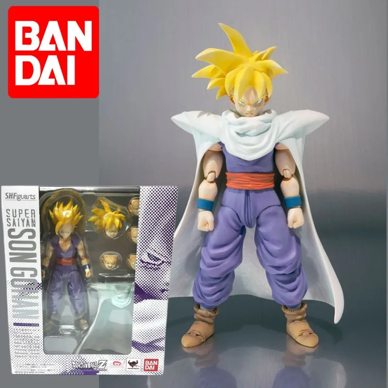 100% Original Bandai S.H.Iguarts Shf Action Figure - Super Saiyan Son Gohan From 