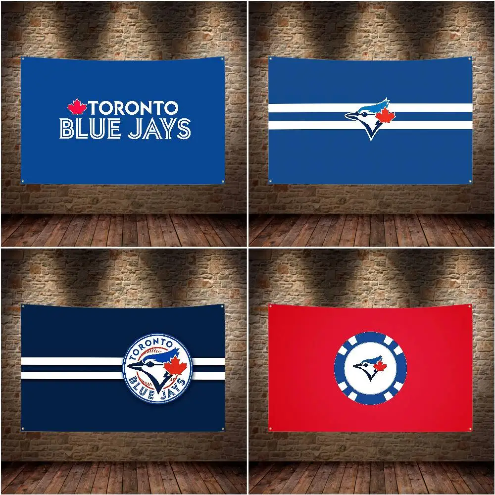 أعلام تورونتو بلو جي جايز ديكور الغرفة ديكورات خارجية عناصر شخصية أعلام لغرف النوم والمنزل المضحك #1