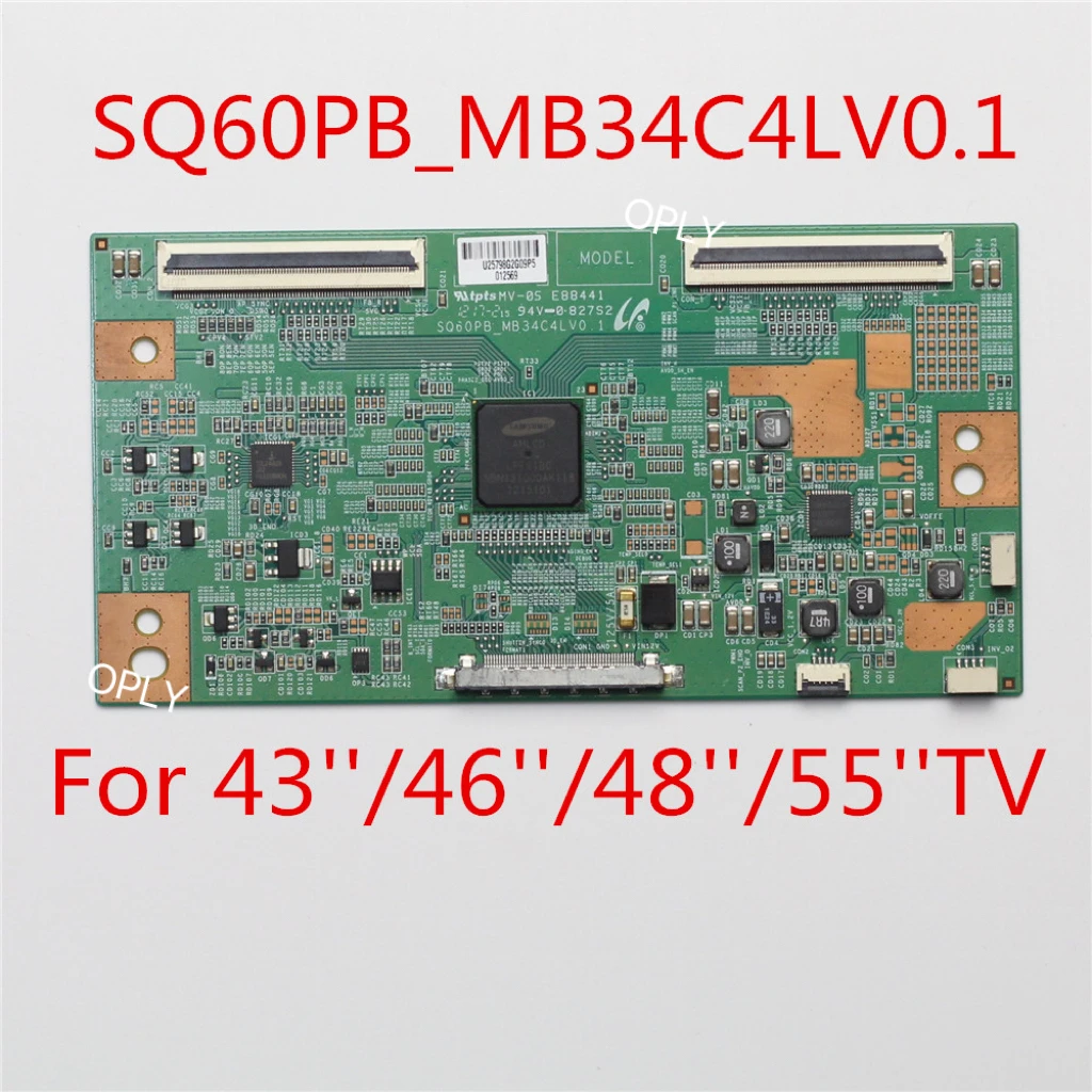 لوحة T-Con لـ SQ60PB_MB34C4LV0.1 43 ''46'' 48 ''55'' لوحة تلفاز 43 46 48 55 بوصة لوحة منطقية أصلية SQ60PB MB34C4LV0.1