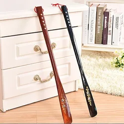 Lifter AID Stick Wooden Spoon Home Long Handle Professional Flexible Shoe Horns