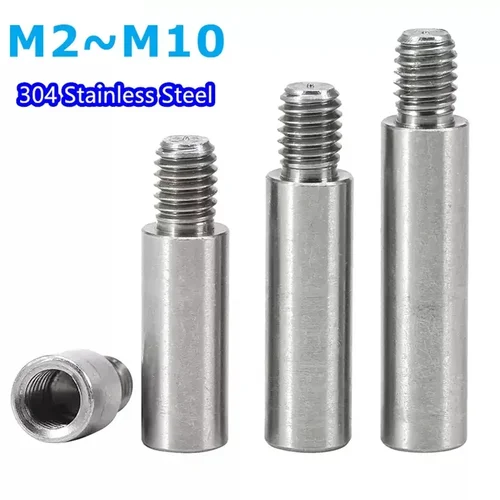 M2 M2.5 M3 M4 M5 M6 M8 M10 304 separación hexagonal de acero inoxidable macho a hembra placa de perno de pilar ordenador PCB espaciador