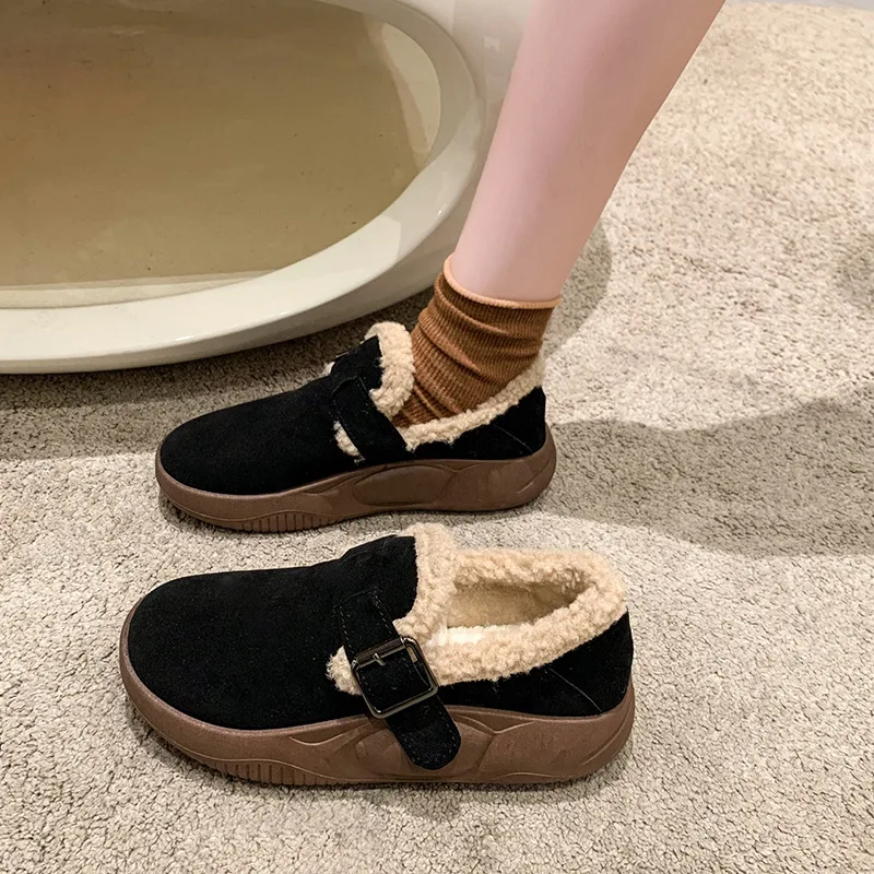 New Fashion Buckle Strap Scarpe vulcanizzate da donna Piattaforma Scarpe da ginnastica da donna Zeppe Scarpe casual da donna calde Zapatos De Mujer