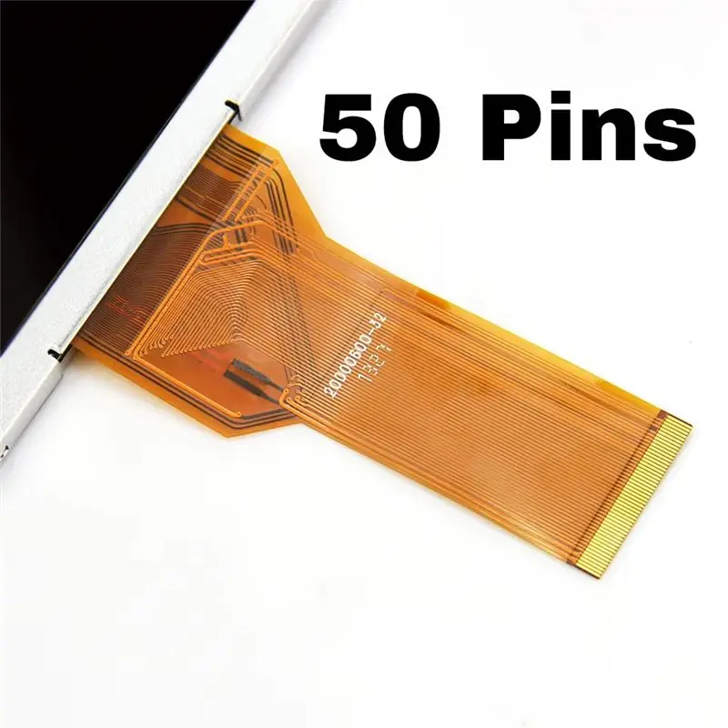 Durable-50 Pins For 7.0 Inch Car AT070TN94, DJ070NA-03A, TM070RDH10-00/40/42 Tablet Car GPS LCD Display Screen Panel
