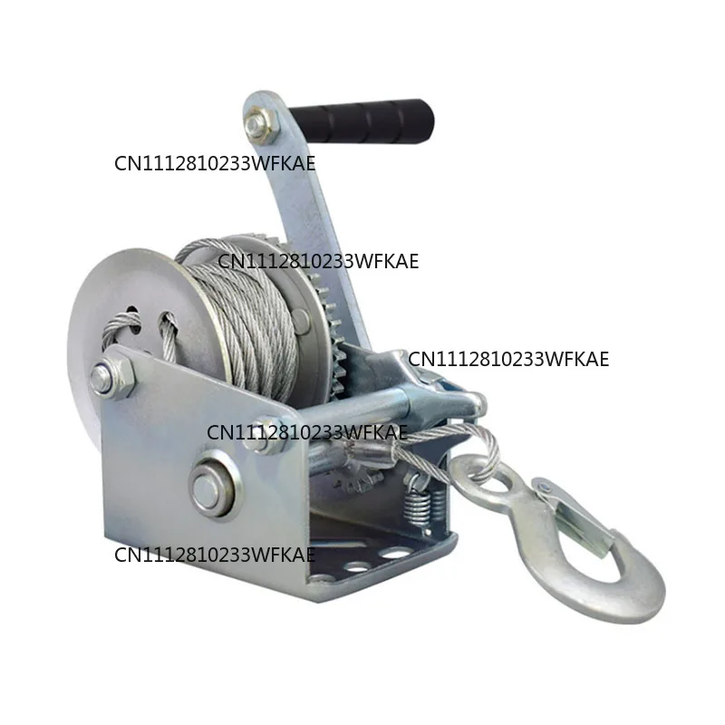 Hand Winch 600-3000 Pounds Manual Winch Wire Rope Traction Hoisting Winch Complete Specifications