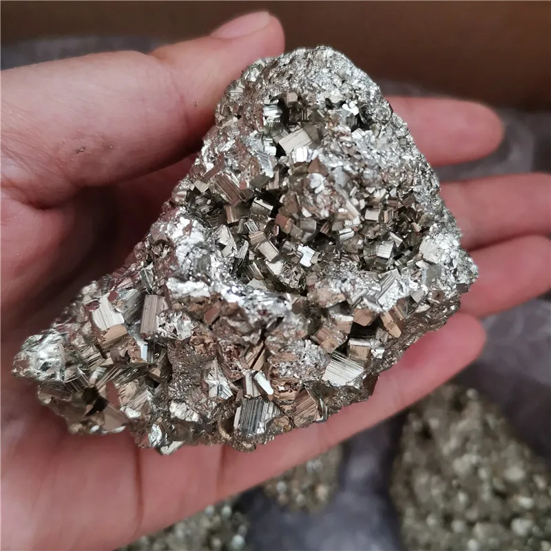 Wholesale Natural Pyrite From Peru Raw Crystals Healing Stones Rough Pyrite for Decoration，Perfect Holiday Gift