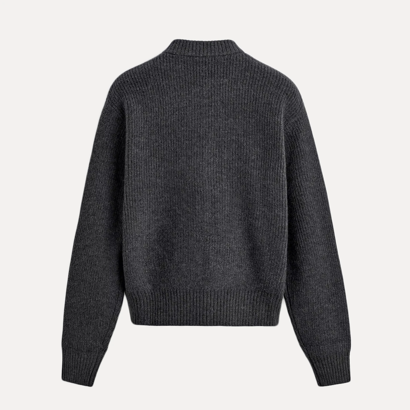 남성용 패셔너블 니트 롱 스웨터 2025년 가을 신상품 고급 자수 턴다운 칼라 캐주얼...