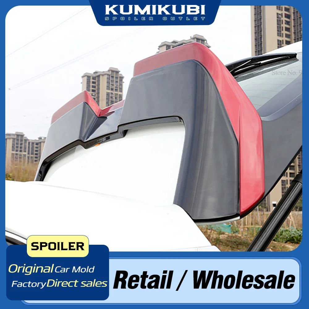 Black Red White Carbon Look Painted High Quality ABS Spoiler Wing For Toyota Rav4 RAV 4 Roof Spoiler 2020 2021 2022 2023 2024