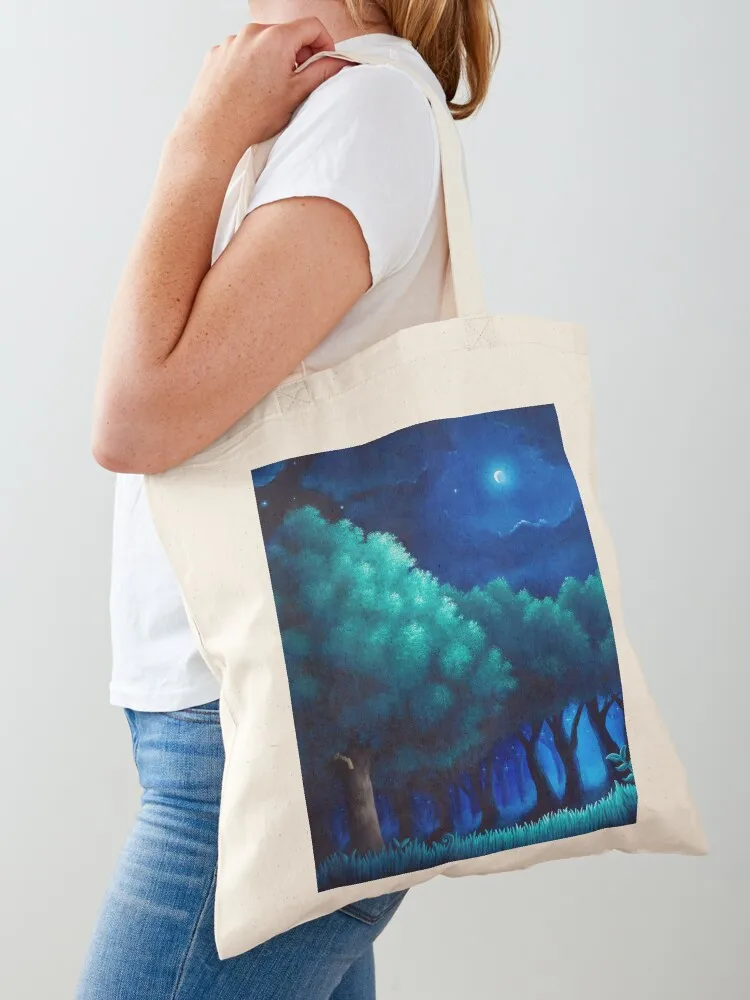 

Viridian Forest Tote Bag Canvas tote bag university shopper bags eco pack