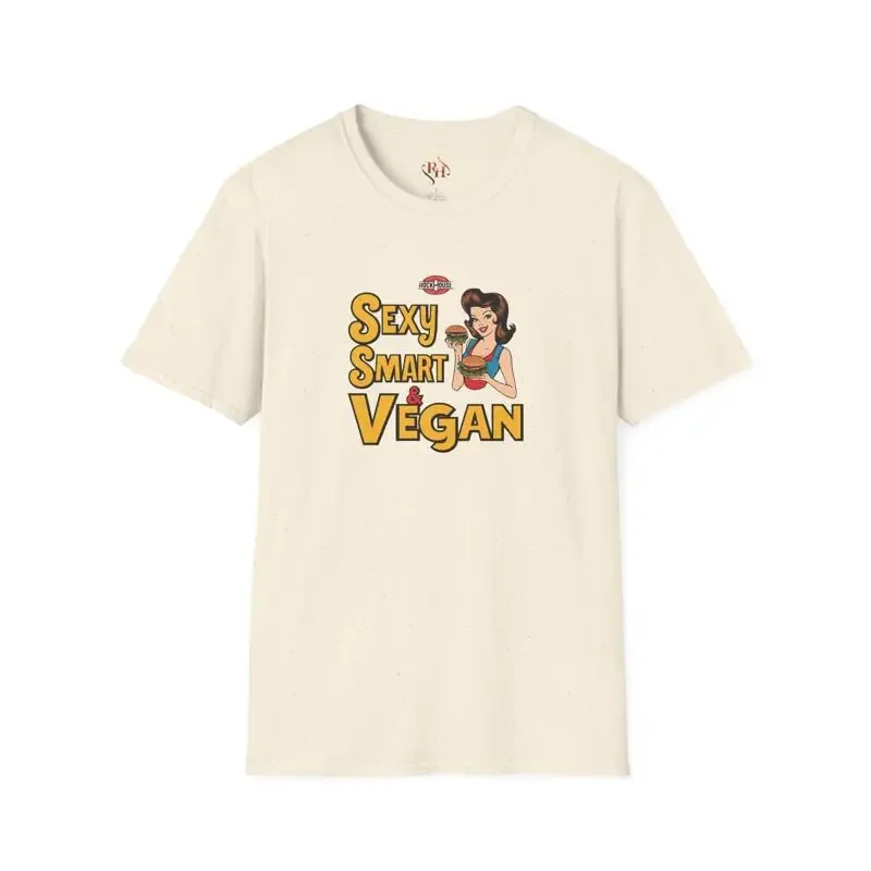 Retro Vegan Activist T Shirt Funny Cute Limited Smart Sexy RH