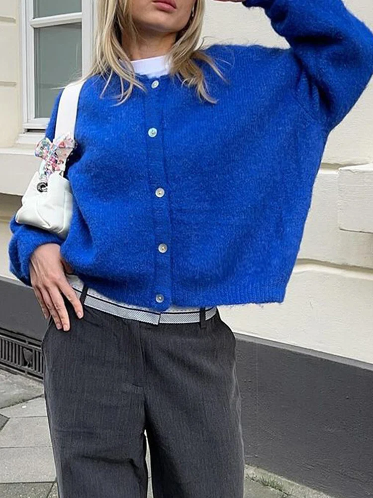

New Winter Fashion Woman's Short Cardigan,Long Sleeve Knits,Casual Sweaters,Elegant Sweaters,Cozy Sweaters,Button On Cardigans