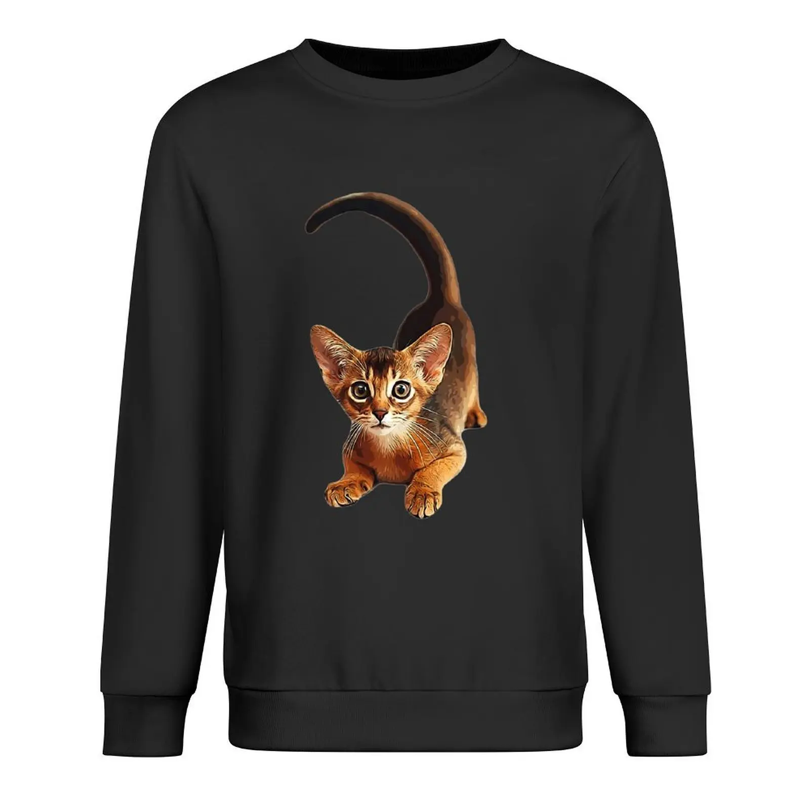 

Abyssinian Cat Pullover men's sweat-shirt set men's sweat-shirt men wear male clothes pullover
