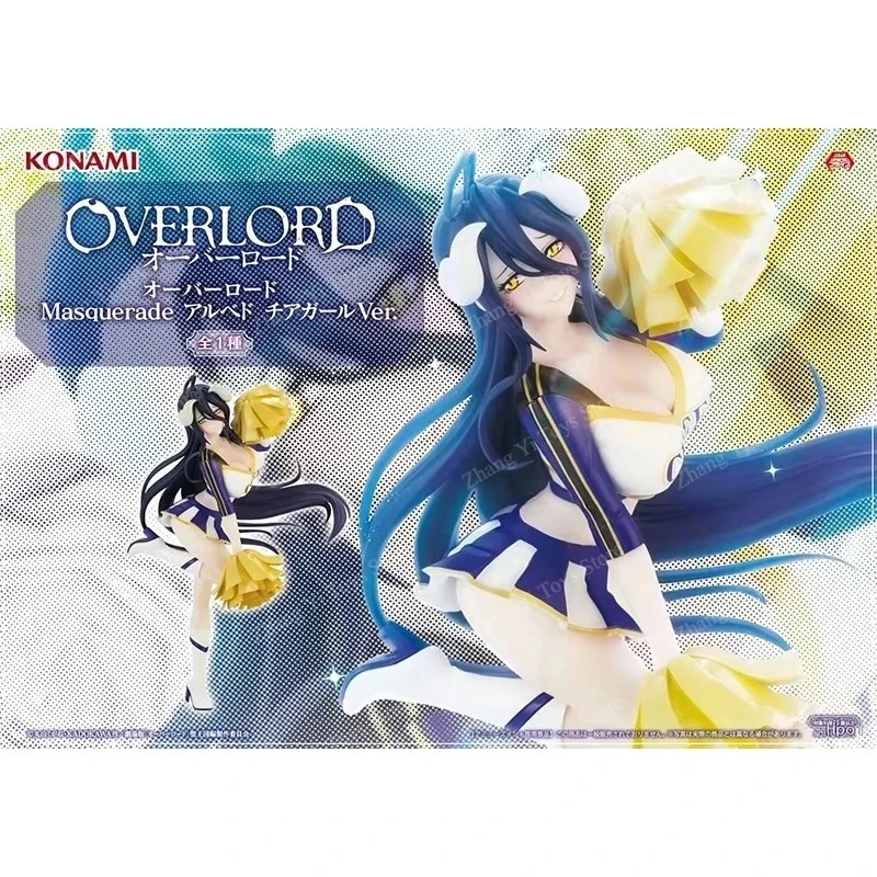 KONAMI Overlord Masquerade Albedo Cheerleader Ver. Figure 100% Original Authentic In Stock Anime Collection Desk Decor Fans Gift