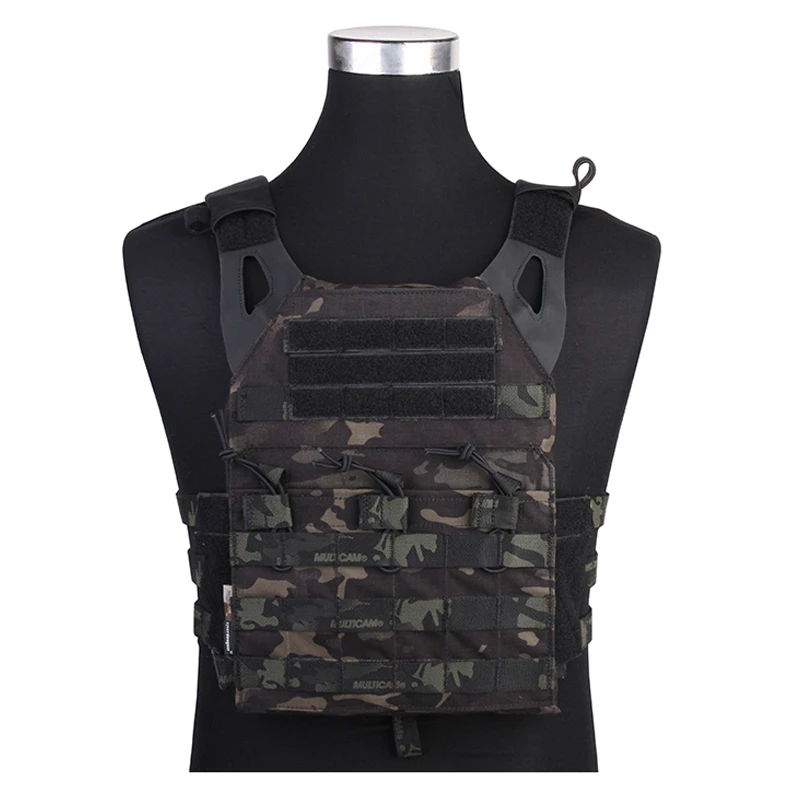 Imagem -03 - Emersongear Colete Tático Molle Jpc Colete Airsoft Paintball Peito Protetor Jumper Placa Transportadora Multicam Combate Colete Náilon