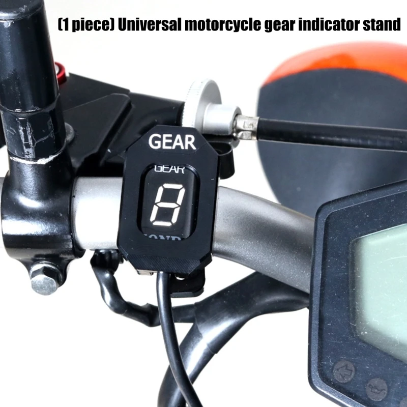 H3CE Aluminum Motorcycle Gear Display Mount Tool Installation Shock Absorbing