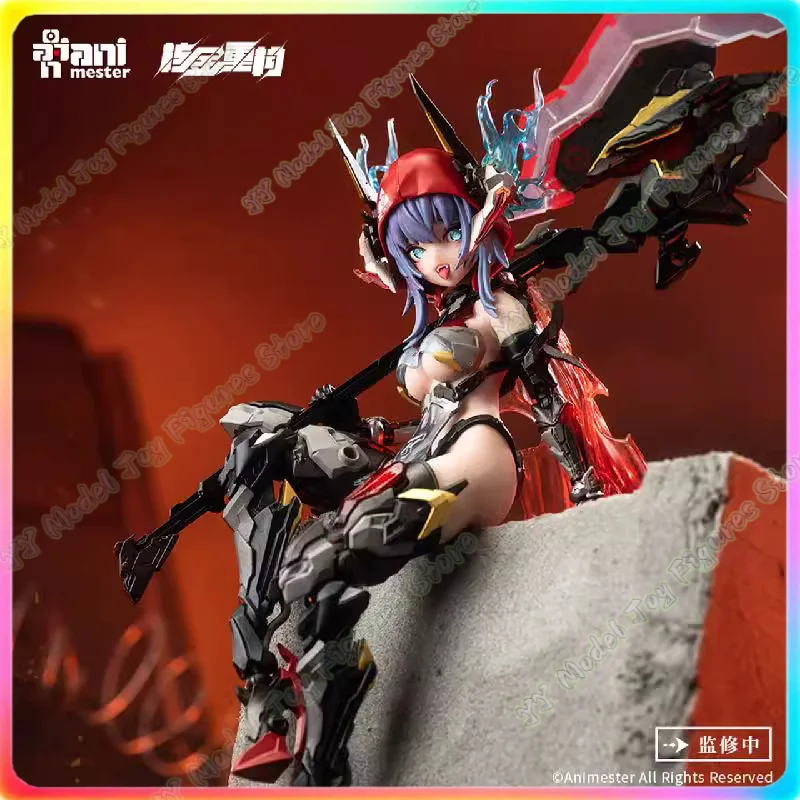In Stock Nuclear Gold Reconstruction, Thunder Task Force Barbera Red Envelope Glue Machine Girl Figure Model Toy Collection Gift