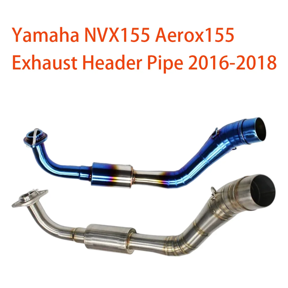 51mm Exhaust Header Front Link Pipe Motorcycle Modified System For Yamaha NVX125 NVX155 Aerox155 NMAX 2016-2018