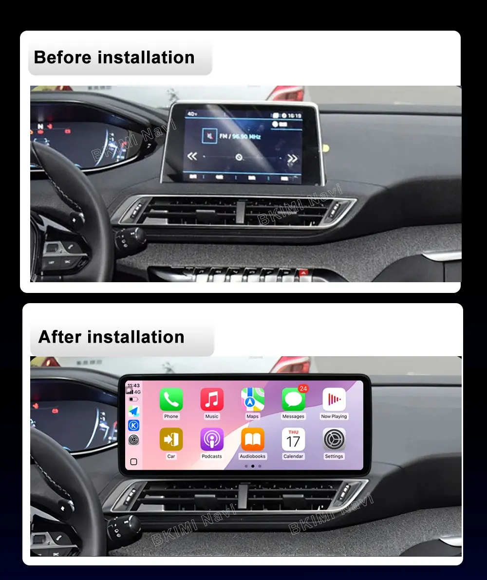 لبيجو 4008 5008 2016 2017 - 2022 راديو السيارة الوسائط المتعددة مشغل فيديو اللاسلكية CarPlay شاشة أندرويد 16 الملاحة التلقائية لتحديد المواقع #3