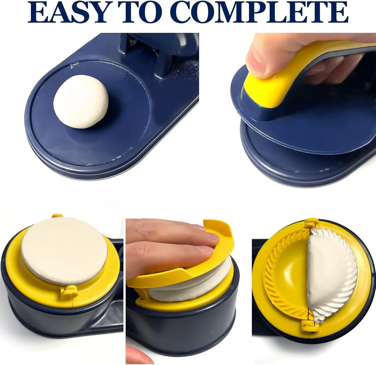 3 In 1 Kitchen Dumpling Mold Pressing Machine Manual Dough Presser Dumpling Wrappers Press Wrapper Manual DIY Dumpling Skin
