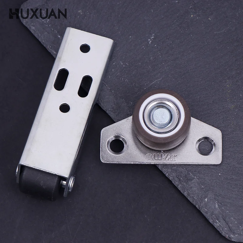 Sliding Door Track Pulley Silent Vertical Micro Furniture Moving Load-bearing Nylon Universal Support Door Droop Pulley