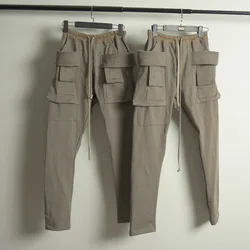 Fashion Men's Casual Pants Pocket Design Men Trousers Streetwear Full Length Cargo Pants Men's Clothing