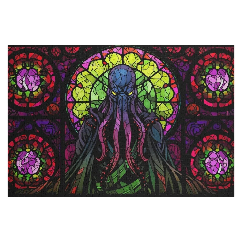 

The Mindflayer of Stained Glass Jigsaw Puzzle Personalized Toys Personalized Name Adult Wooden Personalized Gifts Puzzle