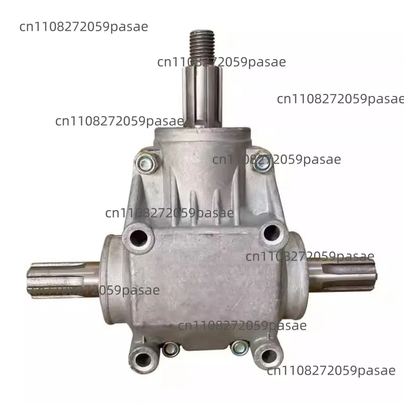 Reinforced housing gearbox T-type 1:1 right angle gear reducer 4 mode steering box commutator 90 degree corner gear guide box