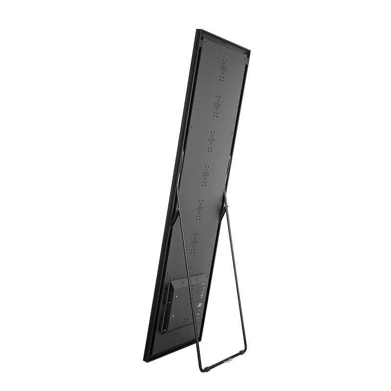 Cartellone pubblicitario a LED 4g Wifi Video digitale da pavimento per interni Pubblicità Display per poster a LED P2.5 Schermo per poster a LED mobile